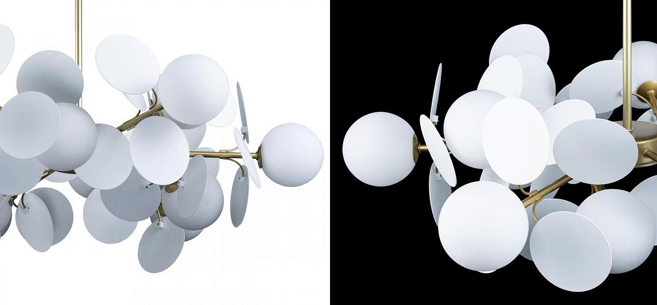 Люстра MATISSE Chandelier White 12 ламп Люстра MATISSE Chandelier White 12 ламп - Loft-Concept в Ростове-на-Дону