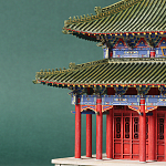 Макет Китайской пагоды миниатюра Дворцовый парк Синцинь в Пекине варинант исполнения - 1 | Loft Concept в Ростове-на-Дону