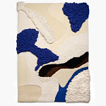 Ковер ручной работы Electric blue and popcorn варинант исполнения - 1 | Loft Concept в Ростове-на-Дону