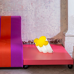 Настольная дизайнерская лампа Poltronova Passiflora Yellow Table Lamp варинант исполнения - 4 | Loft Concept в Ростове-на-Дону