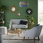 Кресло серое Pauley Grey Armchair варинант исполнения - 4 | Loft Concept в Ростове-на-Дону