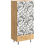 Шкаф с принтом Leaf bouquet варинант исполнения - 1 | Loft Concept в Ростове-на-Дону