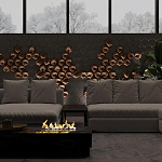 Гипсовая 3D панель с принтографией PM-41 варинант исполнения - 4 | Loft Concept в Ростове-на-Дону