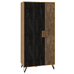 Шкаф двухдверный с 2-мя отделами с полками Stone Effect варинант исполнения - 1 | Loft Concept в Ростове-на-Дону