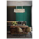 Люстра овальная с хрустальными подвесками Roul Crystal Light варинант исполнения - 8 | Loft Concept в Ростове-на-Дону