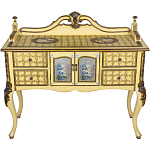 Комод деревянный Illustration of flowers варинант исполнения - 1 | Loft Concept в Ростове-на-Дону