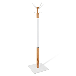 Вешалка с квадратным основанием и 4-мя белыми металлическими крючками Industrial Metal Rust варинант исполнения - 1 | Loft Concept в Ростове-на-Дону