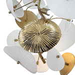 Подвесной светильник с белыми и золотистыми цветами Dahlia Flowers Lamp варинант исполнения - 4 | Loft Concept в Ростове-на-Дону