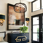 Люстра черная из эллиптических элементов Overlapping Orbits варинант исполнения - 2 | Loft Concept в Ростове-на-Дону