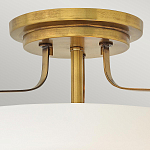 Потолочный светильник с круглым матовым белым плафоном Hinkley варинант исполнения - 6 | Loft Concept в Ростове-на-Дону