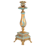 Подсвечник из фарфора с бронзовыми элементами Eden Garden варинант исполнения - 1 | Loft Concept в Ростове-на-Дону