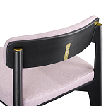 Барный стул из массива ясеня с обивкой из рогожки Elegant Ash Shape варинант исполнения - 5 | Loft Concept в Ростове-на-Дону