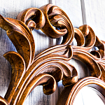 Зеркало настенное с рамой цвета античная бронза Classic Ornament Mirror варинант исполнения - 4 | Loft Concept в Ростове-на-Дону