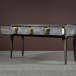 Консоль прямоугольная серая с 4-мя выдвижными ящиками Grany варинант исполнения - 3 | Loft Concept в Ростове-на-Дону