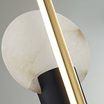 Бра с круглым плафоном из алебастра и бронзовой декоративной стрекозой 65 Alaris  варинант исполнения - 6 | Loft Concept в Ростове-на-Дону