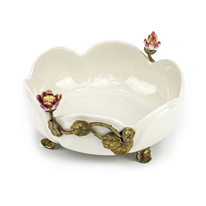 Блюдо Dish White Flower