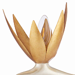 Торшер с 3-мя плафонами в виде цветов Golden Bird of Paradise варинант исполнения - 1 | Loft Concept в Ростове-на-Дону