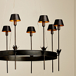 Люстра круглая со светодиодными лампами Innovation варинант исполнения - 5 | Loft Concept в Ростове-на-Дону