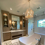 Люстра белая с несколькими ярусами деревянных палочек Bright Wooden Chandelier варинант исполнения - 8 | Loft Concept в Ростове-на-Дону