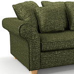 Мебельная ткань Шенилл зеленый цвет 138 см T4-22 варинант исполнения - 7 | Loft Concept в Ростове-на-Дону