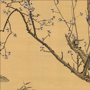 Обои ручная роспись Tree Stream