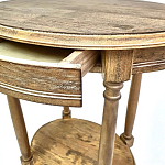 Деревянный овальный кофейный стол Margery Provence Coffee Table варинант исполнения - 5 | Loft Concept в Ростове-на-Дону