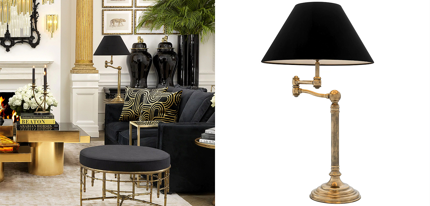 Настольная лампа Eichholtz Table Lamp Regis Настольная лампа Eichholtz Table Lamp Regis - Loft-Concept в Ростове-на-Дону