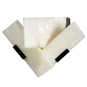 Бра Pierre Chareau Manner Large Fly 3 Alabaster Sconces