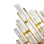 Бра стеклянное с золотым каркасом Luxxu Modern варинант исполнения - 1 | Loft Concept в Ростове-на-Дону