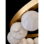 Люстра круглая с сферическими плафонами из натурального камня Phased Spheres варинант исполнения - 3 | Loft Concept в Ростове-на-Дону