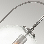 Подвесной светильник с прозрачным плафоном в форме шара в арочной подвеске Hinkley варинант исполнения - 16 | Loft Concept в Ростове-на-Дону