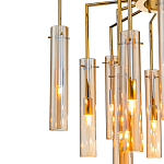 Люстра со стеклянными цилиндрическими плафонами Luminous Cylinders Amber варинант исполнения - 4 | Loft Concept в Ростове-на-Дону