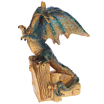 Декоративная статуэтка Дракон Multicolor Gold Dragon Treasure Keeper Statuette варинант исполнения - 1 | Loft Concept в Ростове-на-Дону
