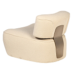 Кресло бежевое без подлокотников с обивкой из ткани букле Space of Freedom варинант исполнения - 2 | Loft Concept в Ростове-на-Дону