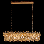 Люстра с декоративными элементами в виде крупных хрустальных цветов Palace Gardens варинант исполнения - 1 | Loft Concept в Ростове-на-Дону