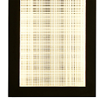 Светодиодное прямоугольное бра из металла черного цвета Lattice Lux варинант исполнения - 4 | Loft Concept в Ростове-на-Дону