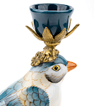 Фарфоровый подсвечник с птицей Eden Garden варинант исполнения - 4 | Loft Concept в Ростове-на-Дону