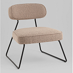 Кресло лаунж Kate букле капучино варинант исполнения - 1 | Loft Concept в Ростове-на-Дону