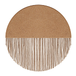 Бра круглое натуральная пробка с бахромой Natural Cork варинант исполнения - 1 | Loft Concept в Ростове-на-Дону