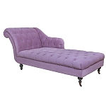 Кушетка фиолетовая с мягкой обивкой из велюра Michael Couch варинант исполнения - 1 | Loft Concept в Ростове-на-Дону