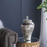 Ваза из стекла с крышкой и декоративными узорами Chinoiserie Ceramics варинант исполнения - 7 | Loft Concept в Ростове-на-Дону