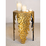 Столик дизайнерский Copper streaks варинант исполнения - 9 | Loft Concept в Ростове-на-Дону