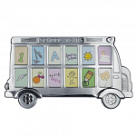 Фоторамка детская Childhood Corner Bus 12 фото варинант исполнения - 1 | Loft Concept в Ростове-на-Дону