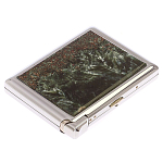 Портсигар с газовой зажигалкой из натурального камня Серафинит Stone Cigarettes Cases варинант исполнения - 4 | Loft Concept в Ростове-на-Дону