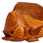 Статуэтка деревянная в виде рыбы Fish of the World варинант исполнения - 2 | Loft Concept в Ростове-на-Дону