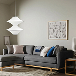 Подвесной вязаный белый светильник «Звезда Востока 02» варинант исполнения - 1 | Loft Concept в Ростове-на-Дону