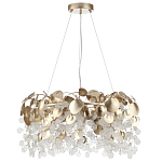 Люстра с декоративными подвесками из прозрачного стекла в форме монеток FAIRYTREE Light варинант исполнения - 6 | Loft Concept в Ростове-на-Дону