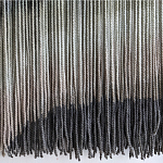 Пейзаж из нитей Макраме Wall decor Black and White Landscape варинант исполнения - 4 | Loft Concept в Ростове-на-Дону