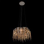 Люстра подвесная круглая с изогнутыми металлическими дугами и ниспадающими цепочками 65 см Atlantis Chain варинант исполнения - 13 | Loft Concept в Ростове-на-Дону