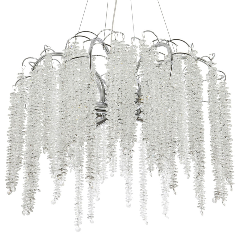     Bunch of Crystal Berries Silver Chandelier 8    -- | Loft Concept 